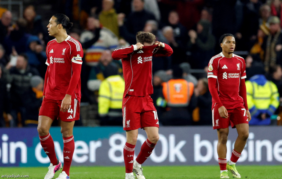 وولفرهامبتون الأخير يسقط ليفربول