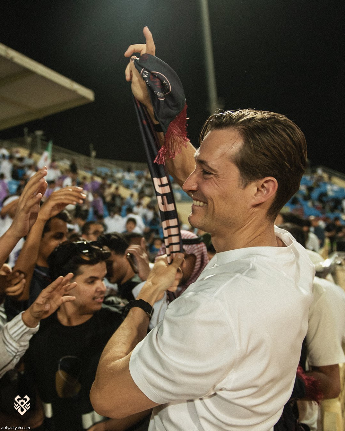 هاربورج وسط المشجعين